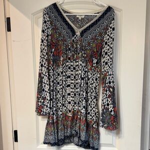 Umgee Multicolor Bohemian Dress
